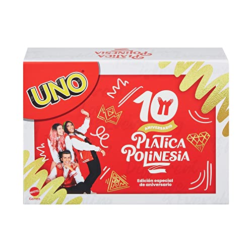 Juegos De Mesa, Toy UNO Los Polinesios Premium Juego de Cartas para niños a Partir de 7 años