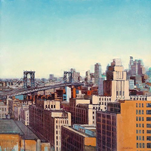 AFFICHE sur TOILE ENCADRÉ Skyline Joseph Cates habillez un grand mur vide 94x94