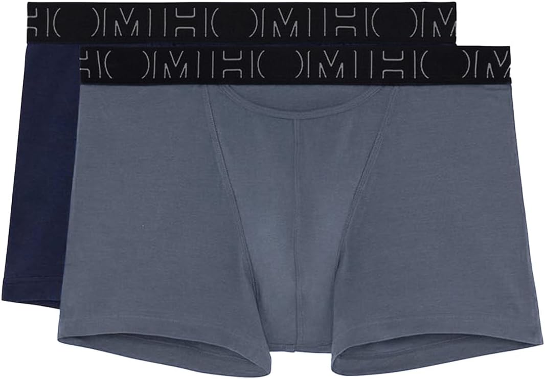 HomMen's 2 Pack Shorts, Men's Pants, Boxerlines Soft Cotton - Black