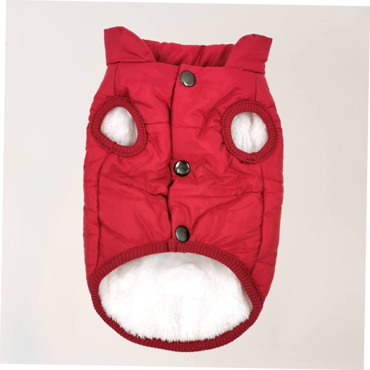 BESPORTBLE 3pièces Gilet Chien Hiver Chaud Réfléchissante pour Chiens De Compagnie Vêtement Doublé Coton pour Activités Intérieures Et Extérieures Rouge XS