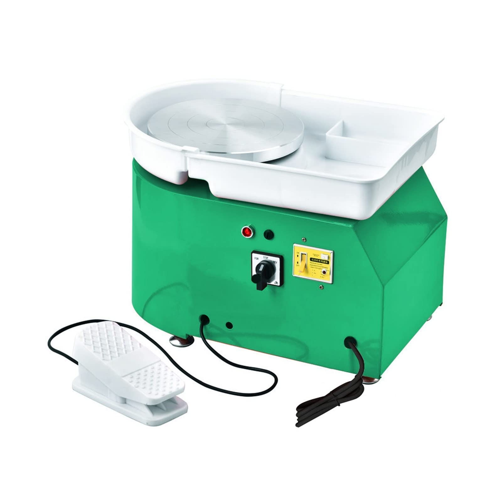 Töpferscheibe 25 cm 350 W Elektrische Töpferscheibe Keramik Maschine Fuß Pedal DIY Ton Keramik Formen Kunst Arbeit Form