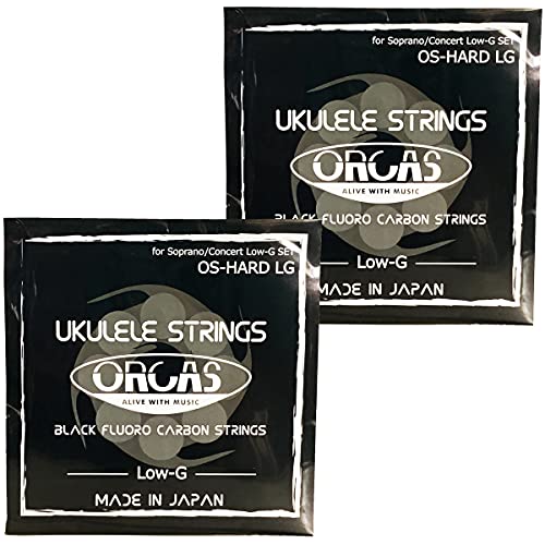 IJX tJ[{ EN LOW-GZbg \vm RT[gp n[hQ[W ORCAS UKULELE STRINGS SOPRANO CONCER OS-HARD LG (2Zbg)