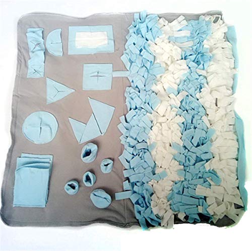 Marbeine Tapis de Snuffle de Chien pour Entraîner Le Sens de l'Odeur, Tapis de Dressage pour Animaux de Compagnie (L: 100 * 100CM)