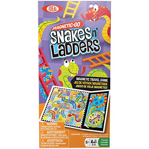 Magnetic Go Travel Game-Snakes N' Ladders