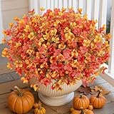 Photo Gallery shareconn 20 pezzi fiori artificiali margherite - fiori finti resistente ai uv per esterno/interno, steli realistici giallo-arancio con foglie di eucalipto Photo Gallery shareconn 20 pezzi fiori artificiali margherite - fiori finti resistente ai uv per esterno/interno, steli realistici giallo-arancio con foglie di eucalipto