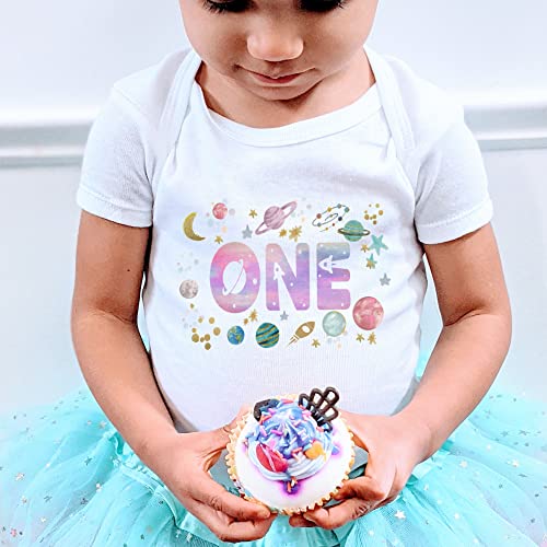 Space One Birthday shirt Birthday Girl Shirt astronaut 1st Birthday Party 1st trip around the sun girl birthday outfit rocket 1st Birthday Shirt (12 months)4