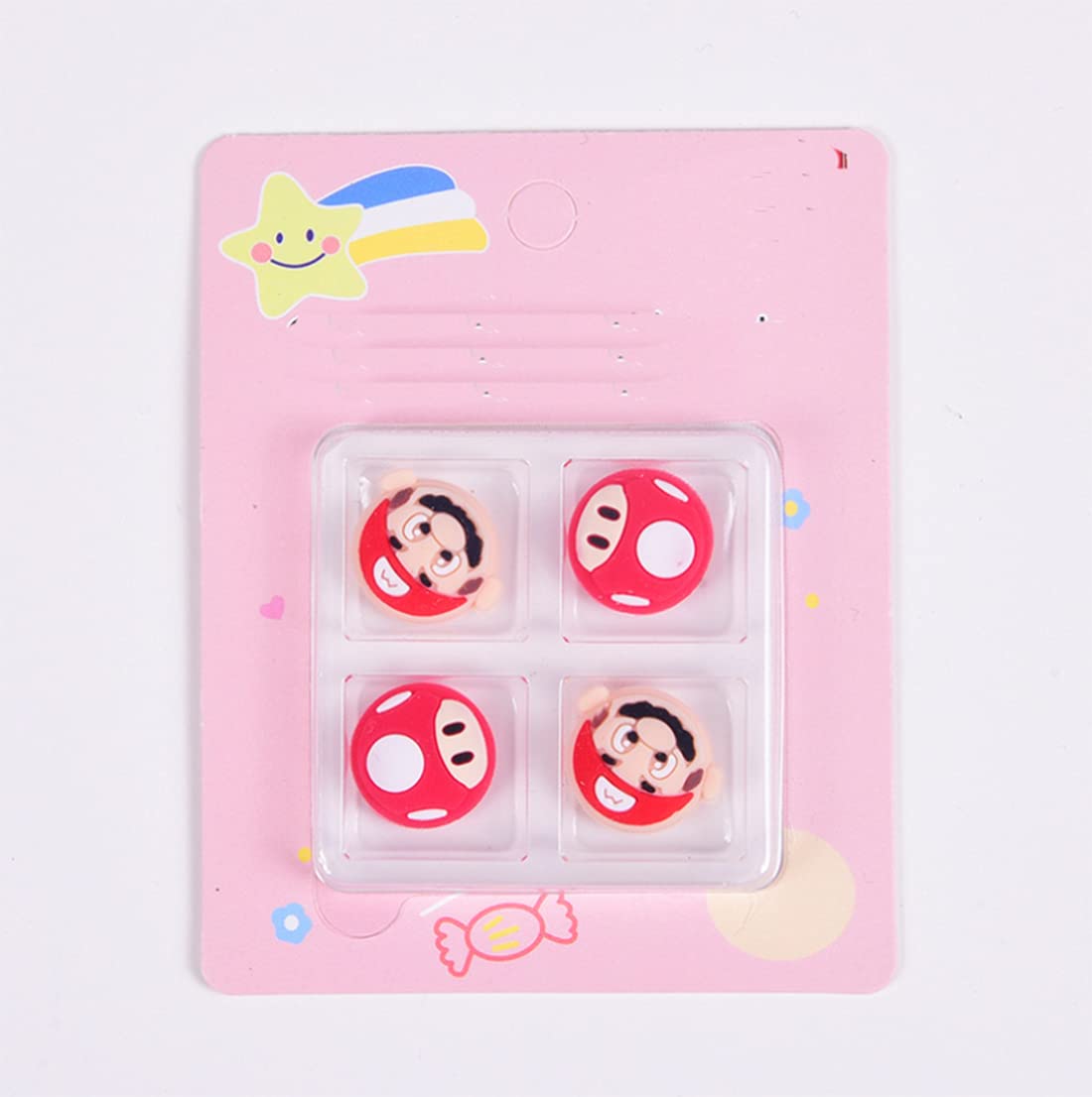 Thumb Stick Grips Cap Cover Joystick Grip Caps Replacement for Switch NS Controller Joy-Con (C)