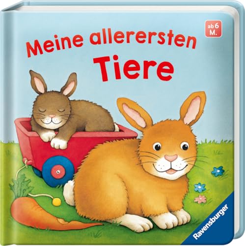Meine allerersten Tiere: Bilderbuch, Wörterbuch, Baby-Buch ab 6 Monaten