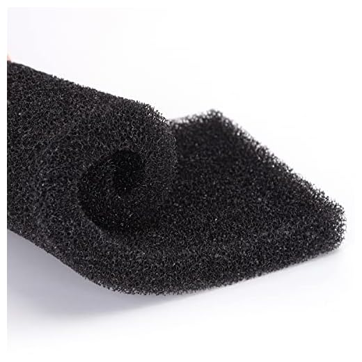Nobleza - Éponge de Filtrante Biochimique, L32*W12* H2CM, Épaississante au Charbon Actif d'aquarium,Filtre Coton pour Aquariophilie