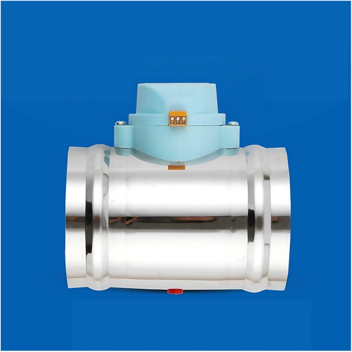 SSIMOO 50-300mm Stainless Steel Air Damper Valve HVAC Electric Air Duct Valve Motorized Drive Air Damper Pipe Valve AC 220V Actuator Kindly (Size : YT-100)