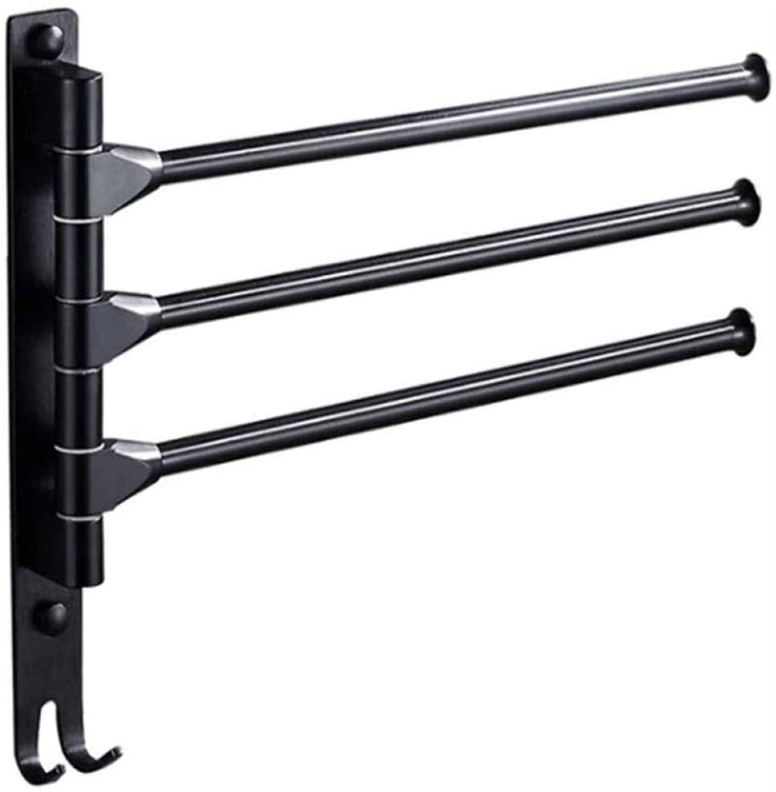 Rack de serviette suspendue mural pour une salle de bain moderne et épurée