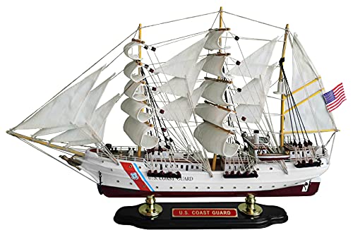 Sailingstory Wooden Model Ship Us Coast Guard Eagle Barque Ship Model Sailboat Decor Uscg 1936 Replica Medium #TOP29