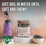 Inspire Food Original Tapioca Pearls For Bubble Drink - 1Kg | Premium Chewy Boba Balls For Boba Milk Tea, Ice Coffee, Ice Tea, Slush, Blended Fruit Drinks - Image 5