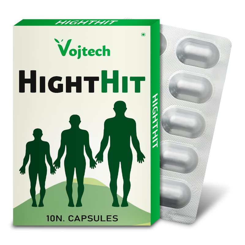 RIFFWAY Hight Hit Medicine, Helps For Natural Development Of The Body | Height Capsule For Kids, Boys & Girls | Height Capsule For Digestion Bone Density (No Side Effect)