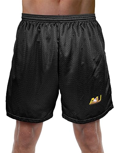 Ashland University Primary Mark Men's Athletic Shorts 7" Inseam, Black, L