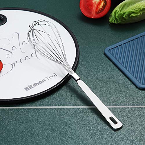 Image of Whisk, Berglander Whisks For Cooking, Stainless Steel Balloon Whisk, Sturdy Kitchen Wire Whisk Set for Cooking, Baking, Blending, Whisking, Beating, Stirring, Dishwasher Safe, Easy to Clean