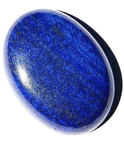 Lapis Lazuli 11.25 Ratti 10.00 Carat Natural Certified Gemstone Precious Loose Lajward Stone for Men and Women's(Lab-Tested)(WQK36