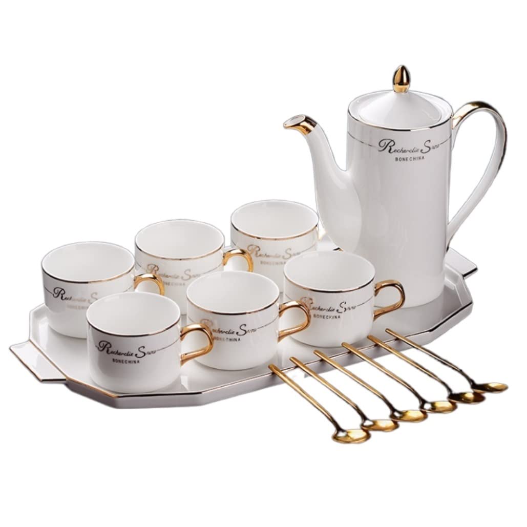 ホワイト陶磁器 ティーポットとカップセット 【公式通販】
