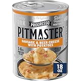 Progresso Pitmaster, Sausage and Beer Cheese with Potatoes, Canned Soup, 18 oz