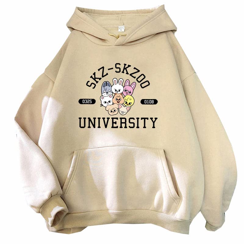 NCTCITY Uomini Donne Felpe con Cappuccio Stray Kids Sciolto Sweatshirts Nuovo Album Stampa di Lettere Pullover Maglione Maniche Lunghe Tops