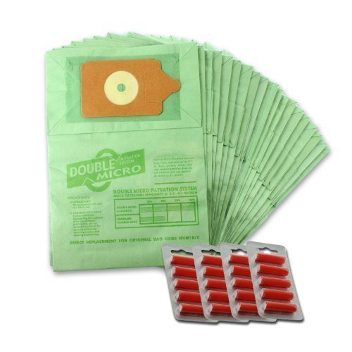 First4spares Dust Bags and Air Freshener Sticks for Numatic Henry Vacuum Cleaners (Pack of 20 of Each)