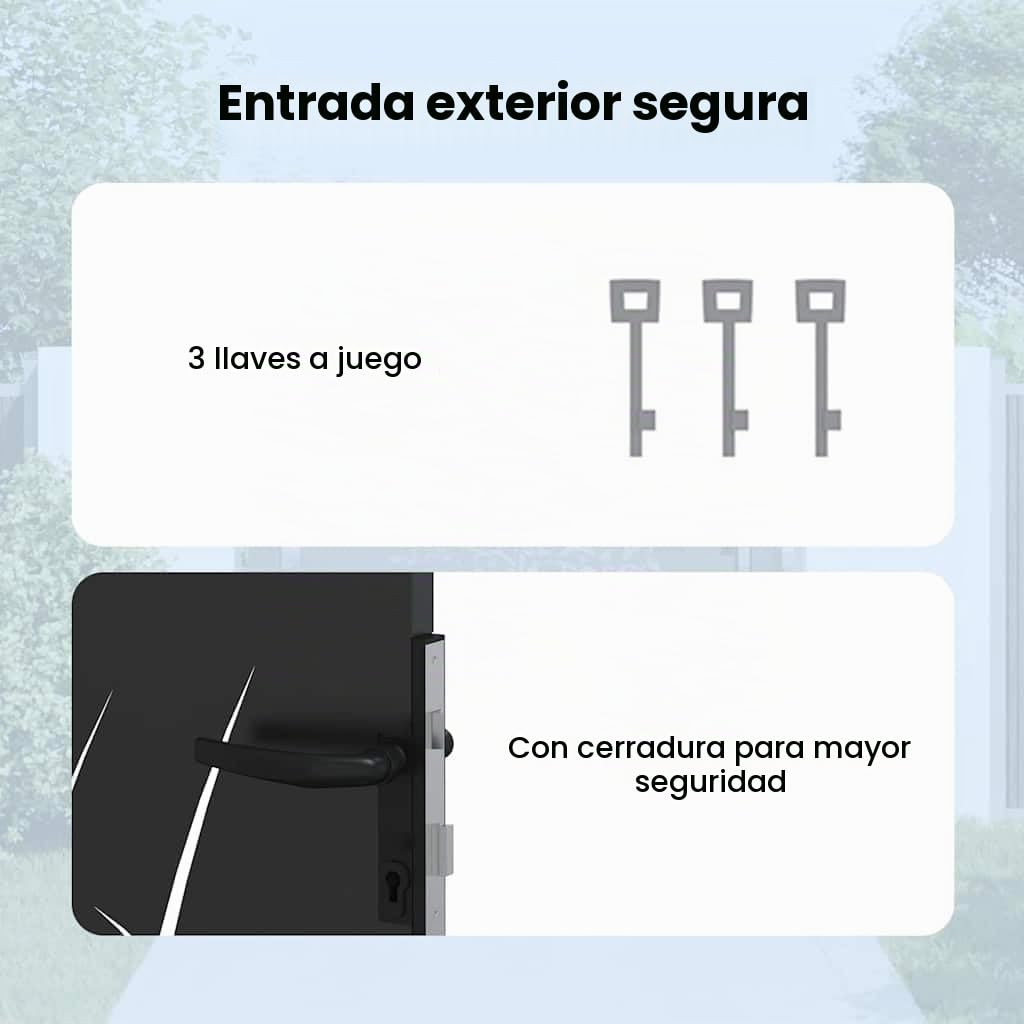 vidaXL Puerta de jardín con Cerradura Negro 85 x 155 cm, Puerta Elegante para jardín y terraza, Acero Metal, diseño Moderno, Resistente al óxido, a Prueba de Clima
