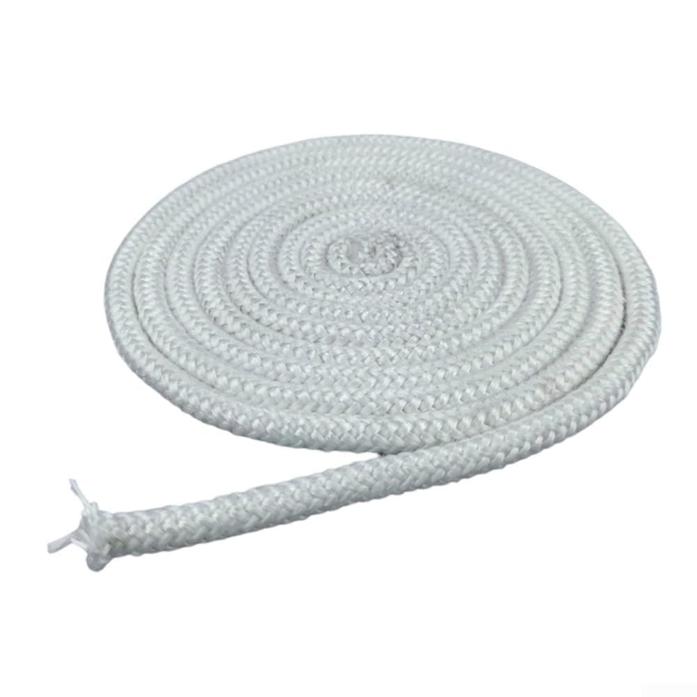 Corda resistente al calore, Corda Sigillante In Fibra Di Vetro for Stufe E Caminetti, Bianco, 14 Mm X (2-2,5) M(14mm*2m)