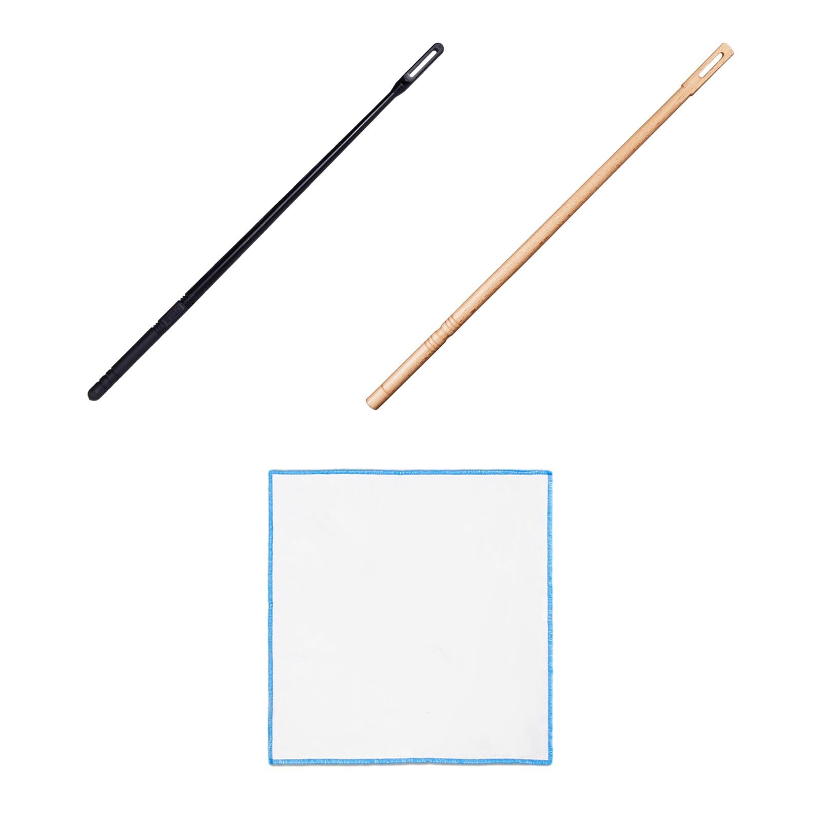 Flute Cleaning Rod Professional Flute Care Tool for Sax Clarinet Maintenance Cleaning Cloth-image-10