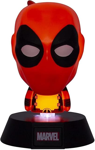 Paladone PP6374DPL Deadpool 3D Icon Light - Officially Licensed Disney Marvel Merchandise Red