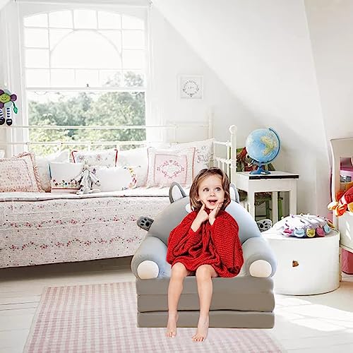 Miniatura 2 de Masyrt Funda De Sofá Para Niños Y Niñas, 2 En 1, Suave Y Plegable, Funda Para Silla Infantil Que Se Convierte En Tumbona, Con Bonitos Diseños Para Sala De Juegos Y Muebles De Dormitorio