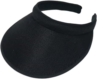 Cloth Covered Slip-On Visor for Women, Adjustable Cap Sports Sun Visors for Men