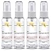 Isopropyl Alcohol 99% Travel Size Spray Bottles - 4 pack (Portable 2.3oz Size) - Manufactured in the USA