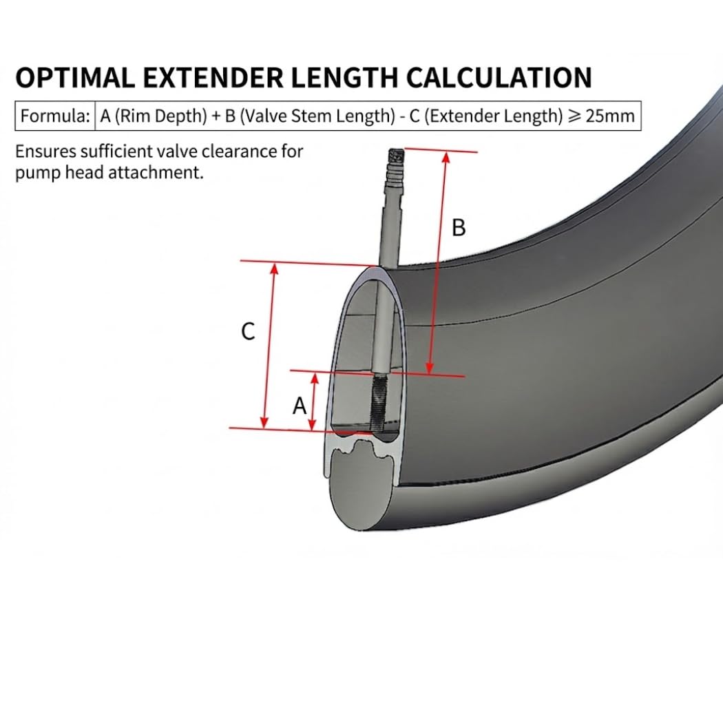 Bike Valve Extenders - Presta Core Removal Tool -4 Bike Valve Extenders - Presta Core Removal Tool -4