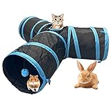 [Bewegung für alle kleinen Haustiere]Katzen, Kaninchen, Hamster und Frettchen lieben die interaktiven Funktionen unserer Katzentunnel.