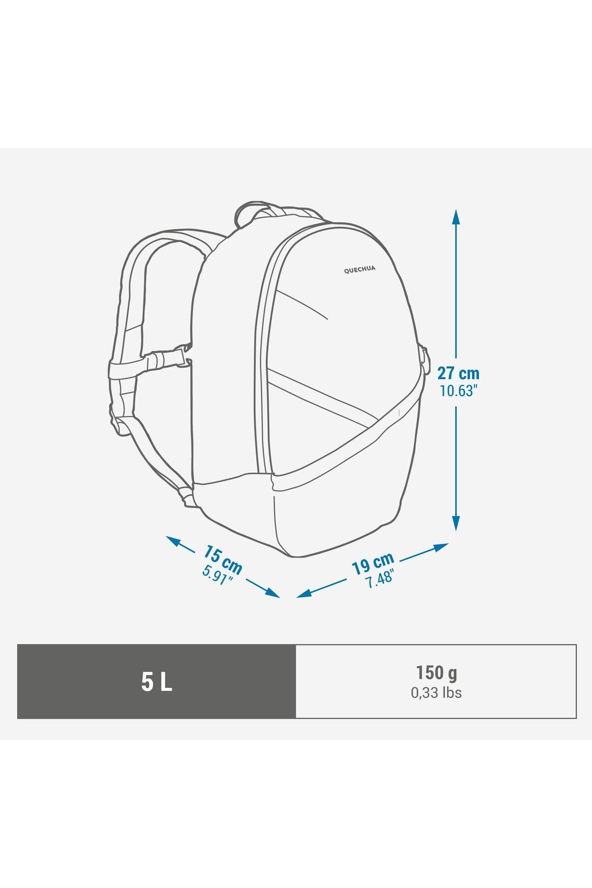 Decathlon Quechua Çocuk Outdoor Sırt Çantası - 2/6 Yaş - 5 L - Yeşil - Mh100 Mavi 5 L