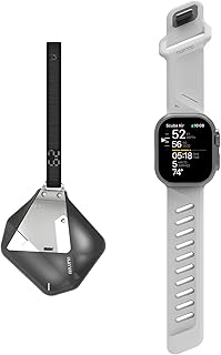 Aulumu A29 AirPods 4 ケース エアポッズ 第4世代 ケース (2024) - 半透明グレー+ A02 Apple Watch バンド-フッ素ゴム アップルウォッチバンド-ホワイト