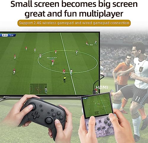 RG35XX Handheld Game Console 3.5 Inch IPS Screen Linux System Retro Games Consoles Built-in 64G TF Card 5000+ Classic Games Support HDMI and TV Output - Image 4