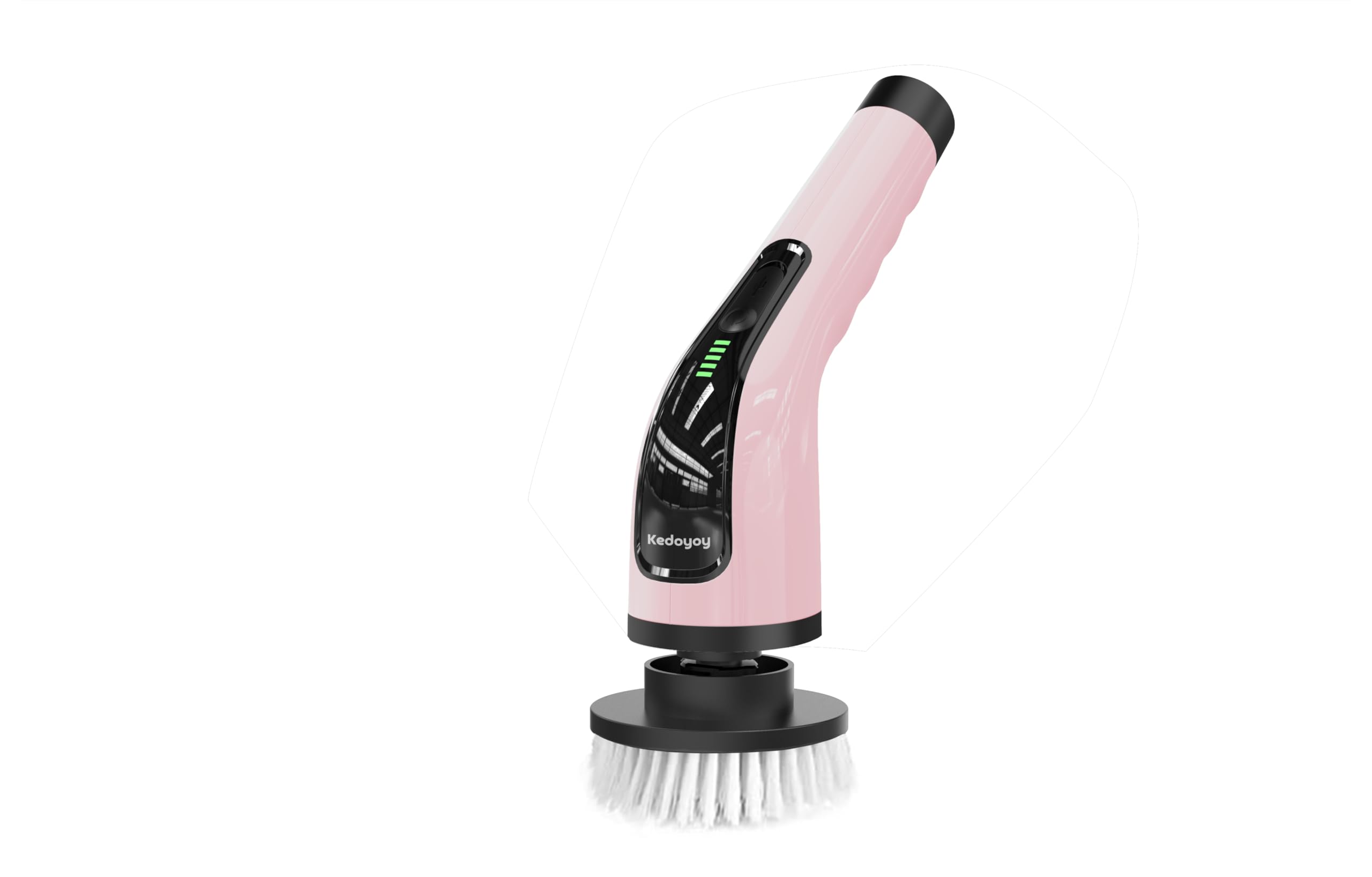 Cepillo de limpieza eléctrico, 7 en 1, cepillo de limpieza eléctrico con cabezales de cepillo de taladro intercambiables, juego de mopa, cepillo eléctrico con mango ajustable para baño y
