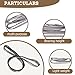 Banziaju 17mm Nylon Climbing Sling Runner, 5pcs Climbing Sling, Polyester Climbing Aider 21.6kn Heavy Duty Rock Climbing Webbing Straps for Outdoor Climbing, Swing, Yoga Hammock,Carabiner Strap