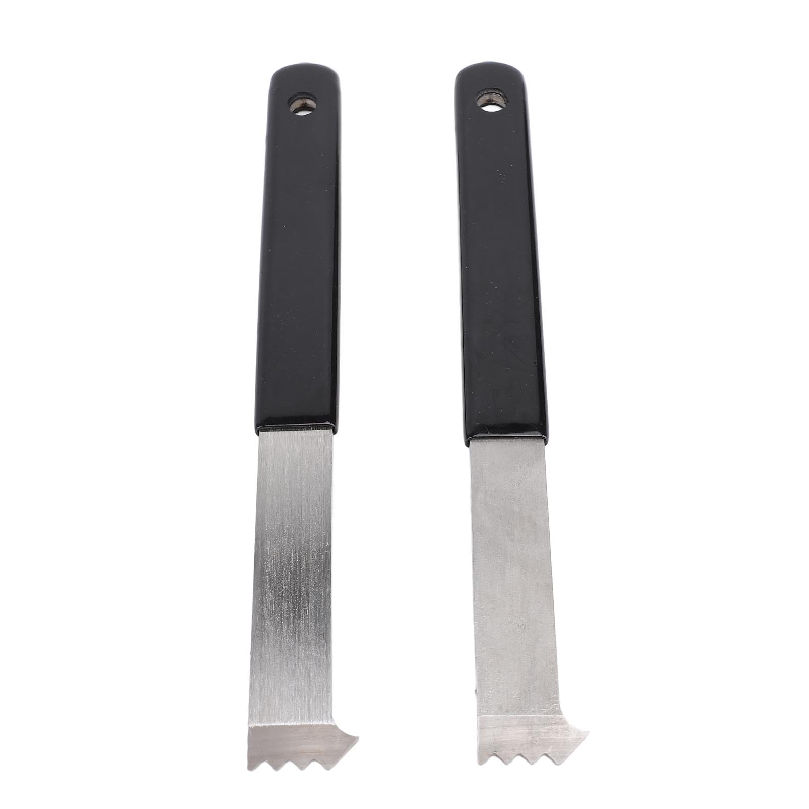 Extracteur de pavés lot de 2 avec racloir à micro-dents outil de retrait pour briques de jardin