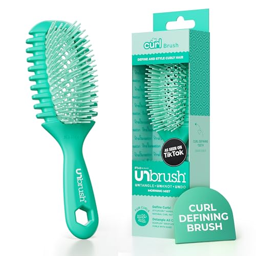 Image of FHI Heat UNbrush Curl Collection for Pain-Free Brushing & Curl Enhancing Styling for Curly Hair Types - Use on Wet Hair Only