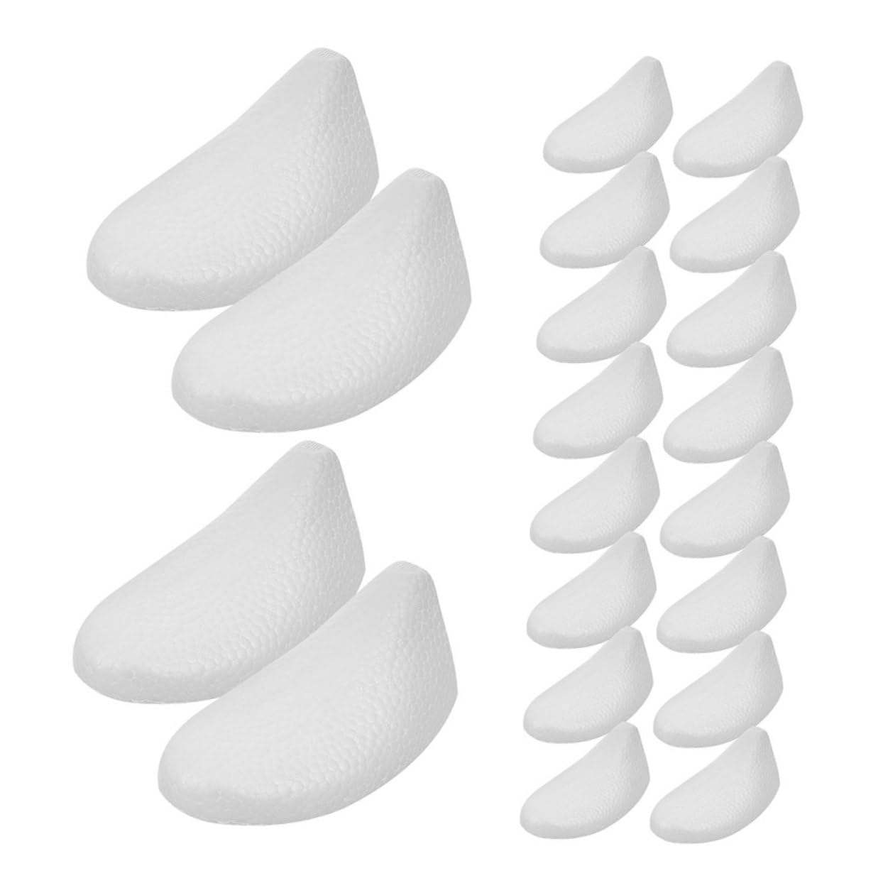 Hormas de Espuma Desechables para Botas, 10 Pares Talla 42-45 | Color Blanco, Soporte Ligero y Cómodo, Formato para Uso Doméstico, Ayuda a Conservar la Forma del Calzado