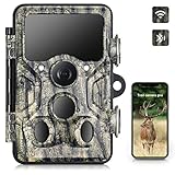 Trail Camera WiFi Bluetooth 20MP 1296P Game Camera with Motion Activated 0.3sTrigger Trail Camera...