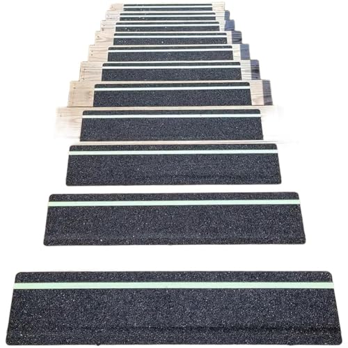 Tiras antideslizantes para escaleras, fluorescentes luminosas que brillan en la oscuridad, cinta antideslizante para peldaños de cerámica, protección de bordes de escalera de seguridad