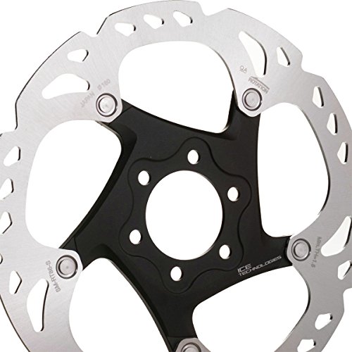 Rotor SHIMANO XT SM-RT86 monochrome 203 mm en structure Ice-Technologies durable - 2