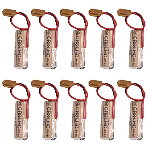 (10����) CR8.LHC 3V 2600mAh �݊��p���`�E���K�p�����ACR8-LHC 17450�������o�b�N�A�b�v�d���������[�^�[�i���F�̃v���O�t���j �Ή� �K�p�� 26&202