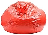 Gold Medal Bean Bags Gold Medal Glossy Vinyl Bean Bag, Small, Lipstick Red