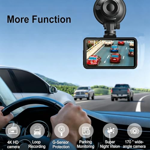 Cámara de salpicadero de 360° para coche con WiFi y gran angular 2
