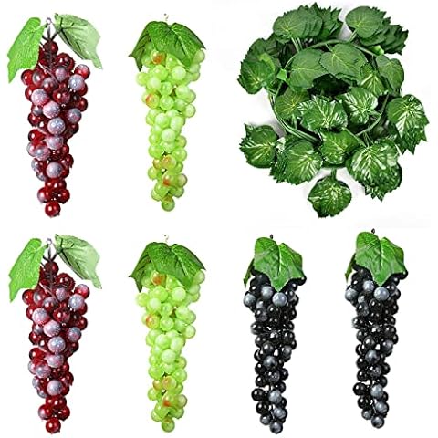 Molyorch Uvas Artificiales Plástico Realistas Cover