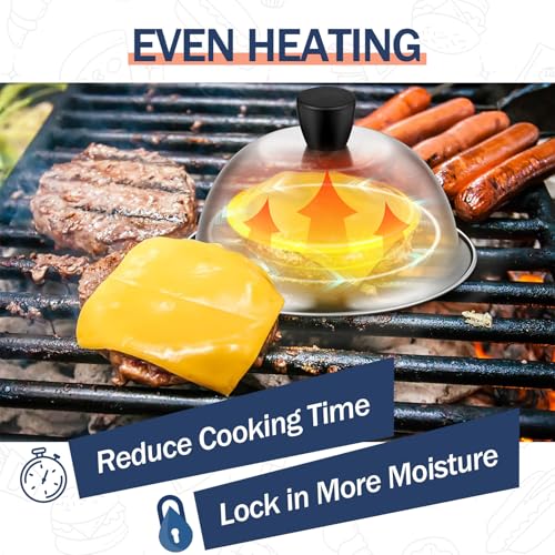 Cubiertas para parrilla de acero inoxidable set x4 6 in miniatura 4